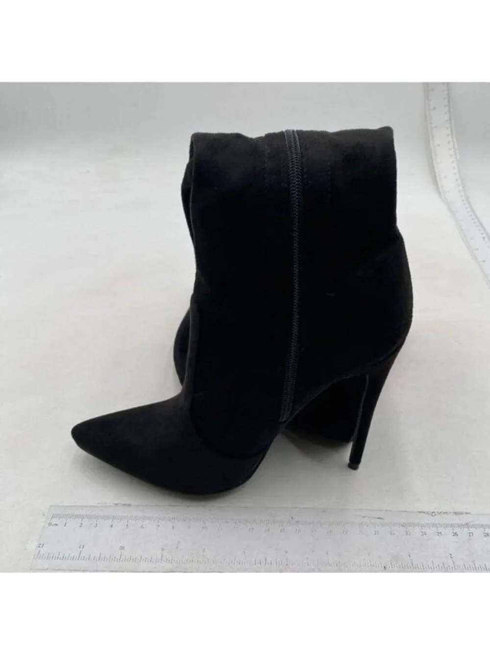 Women Sexy Pointed Toe Thigh High Boots Ladies Over the Knee Boots Black Shoes